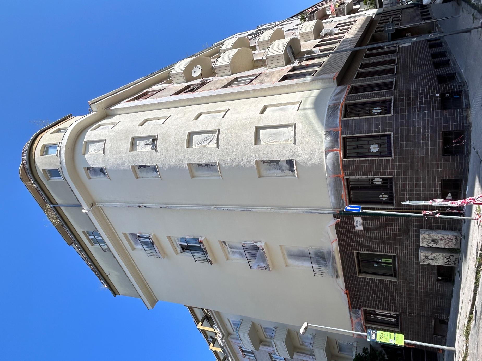 Fotodokumentace realizace — fasáda bytového domu